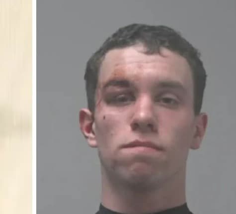 Booking photo of Aiden Dombrowski