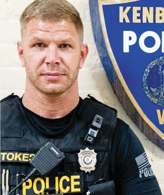 Charles Stokes in a Kenbridge police uniform
