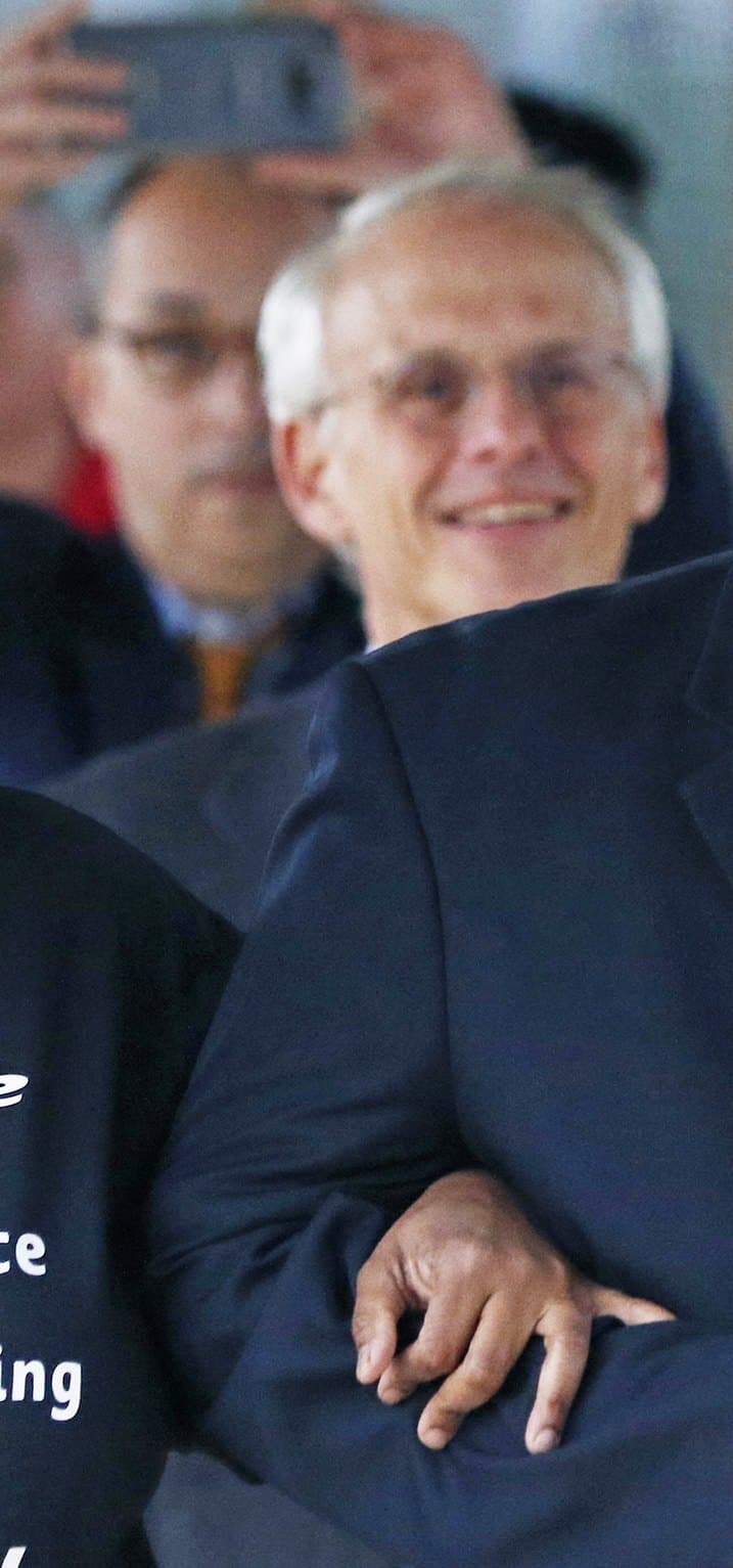 Curtis Flowers after his release from custody in 2019