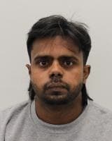Custody photo of Deepak Sandhu