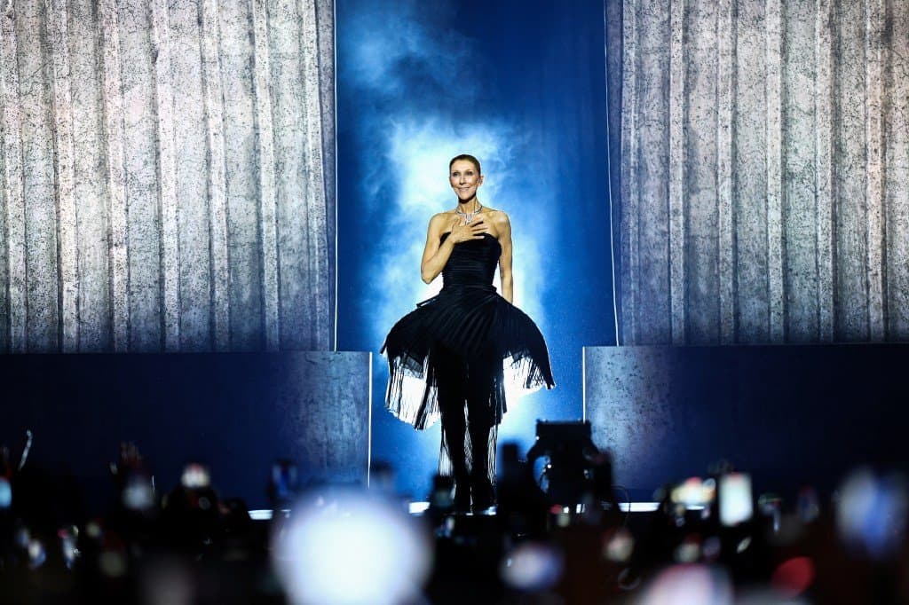Celine Dion on stage