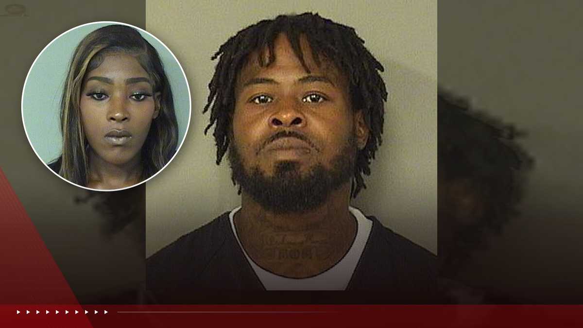Booking photos of Elijah McClorin III and Tomiah Duhart