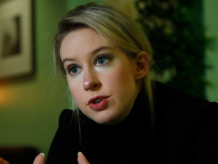Press photo of Elizabeth Holmes