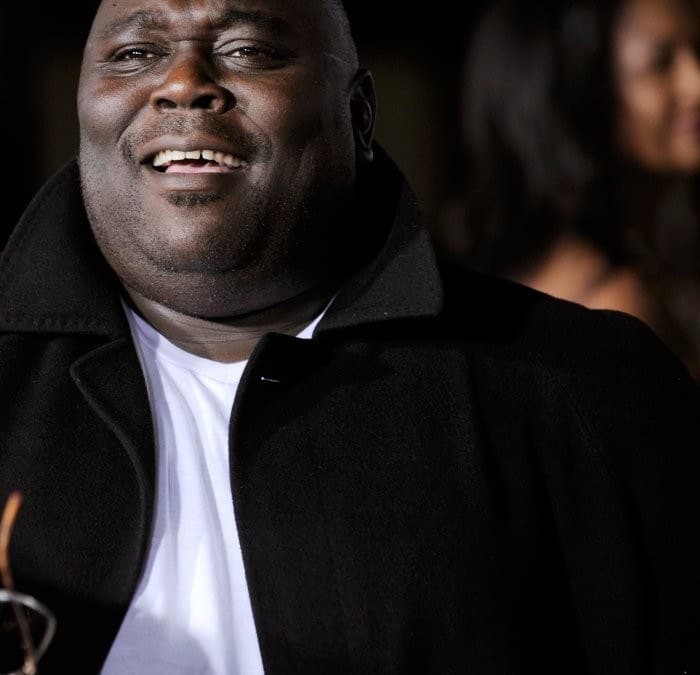 Faizon Love at a film premiere