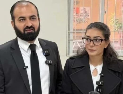 Imaan Mazari and Hadi Ali Chattha in court