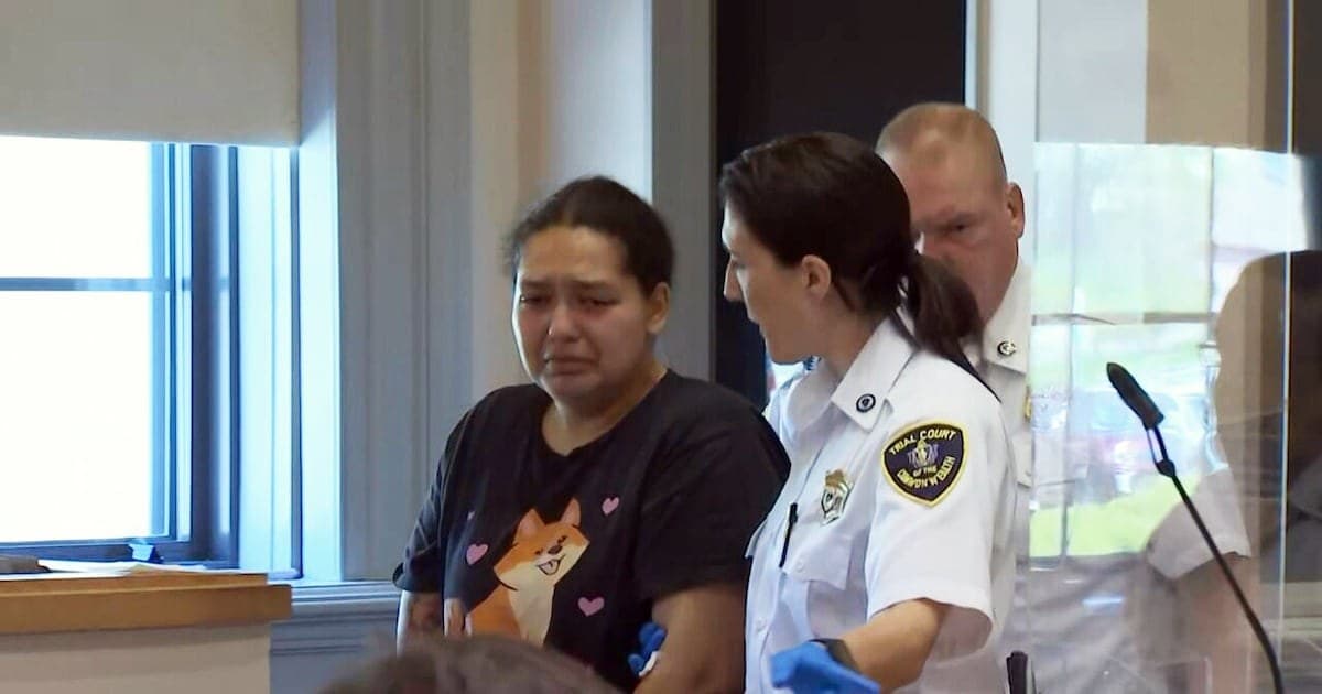 Jami Parker in a Leominster courtroom in May 2024