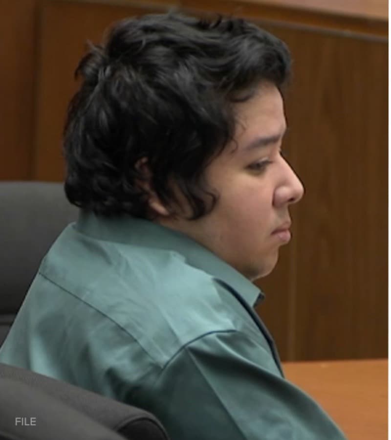 Courtroom file photo of Kevin Eduardo Cataneo Salazar
