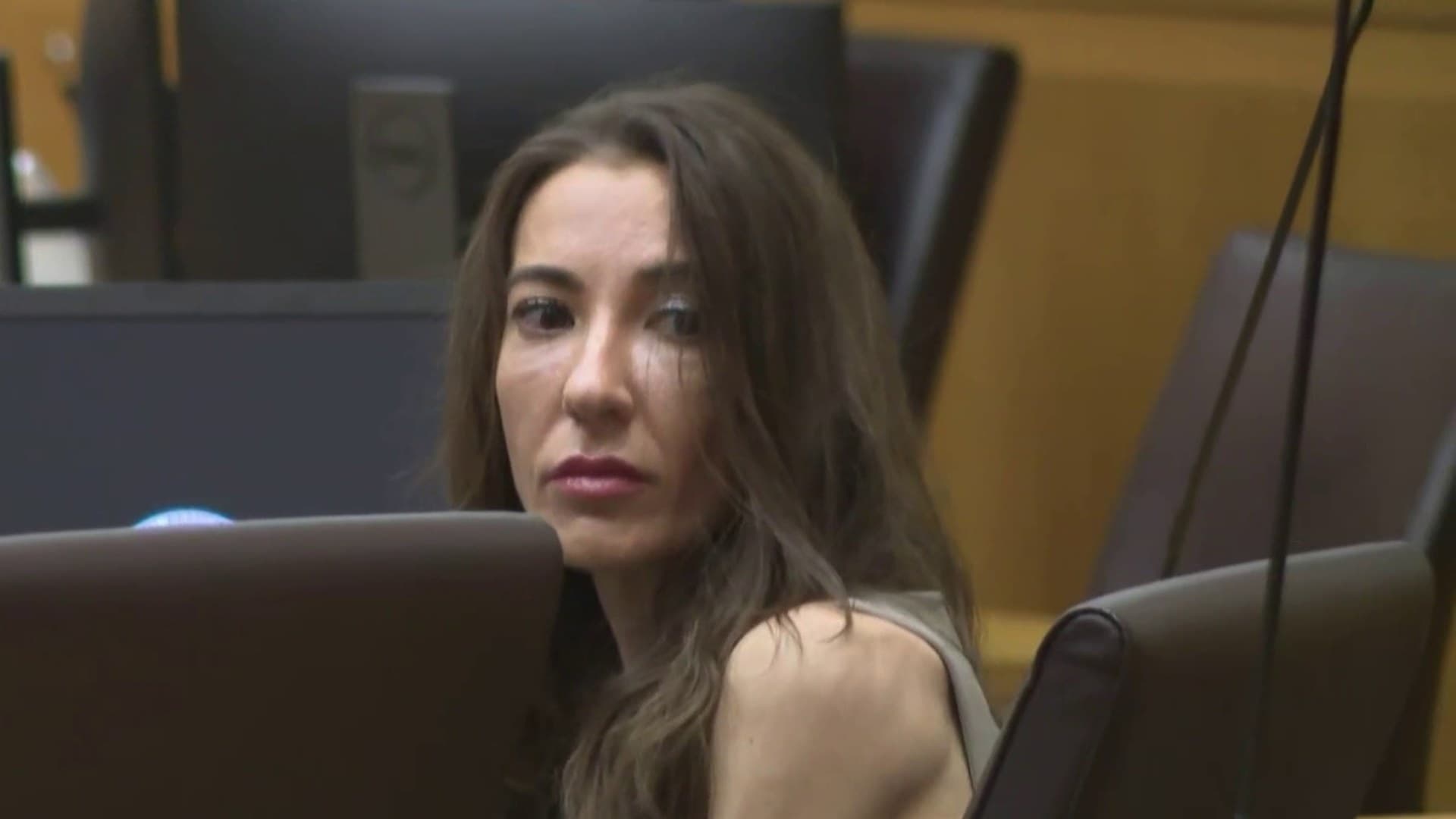 Laura Owens in a Maricopa County courtroom