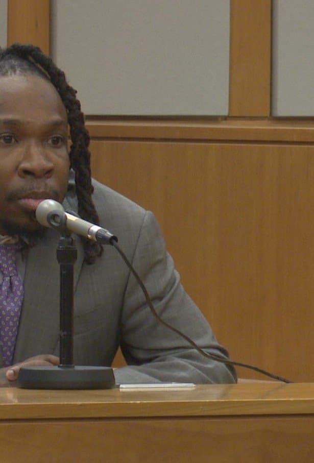 Mario Jackson on the witness stand