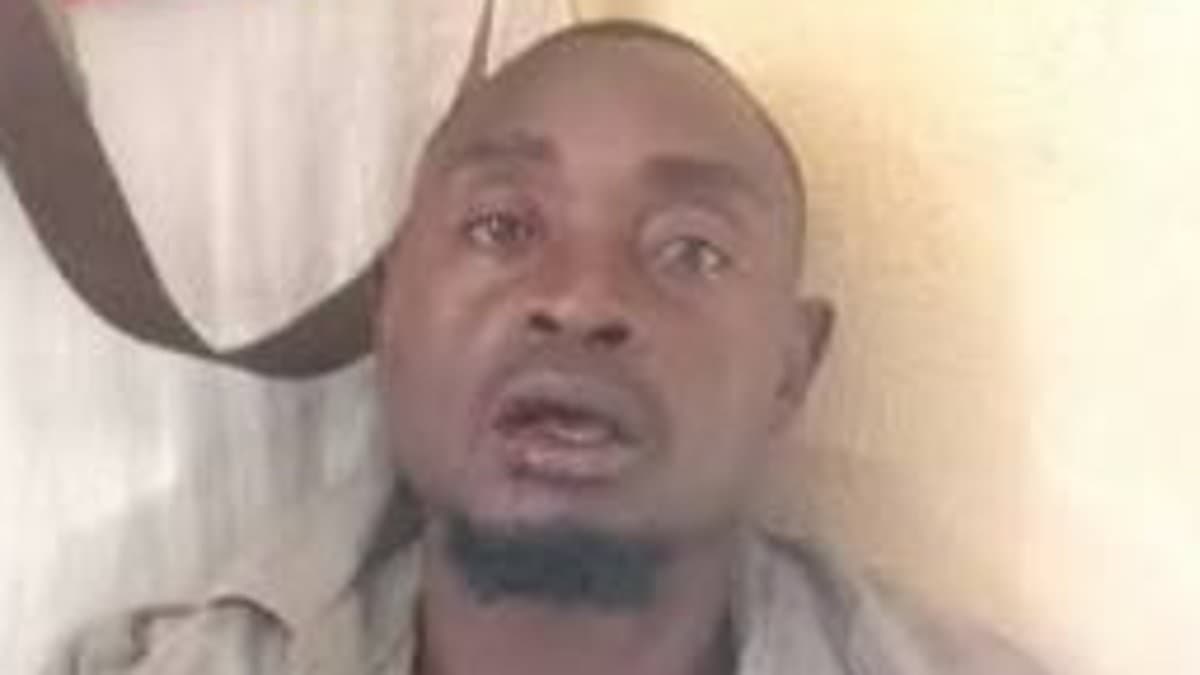 Mujurizi Moses after the arrest announced by Uganda's army chief