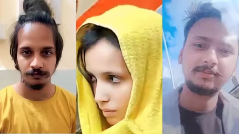 Photos of Muskan Rastogi, Sahil Shukla, and Saurabh Rajput