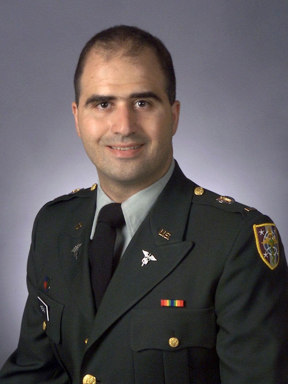 Portrait of Nidal Hasan in Army uniform