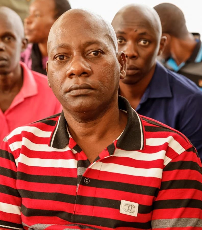 Paul Mackenzie in court in Mombasa, Kenya