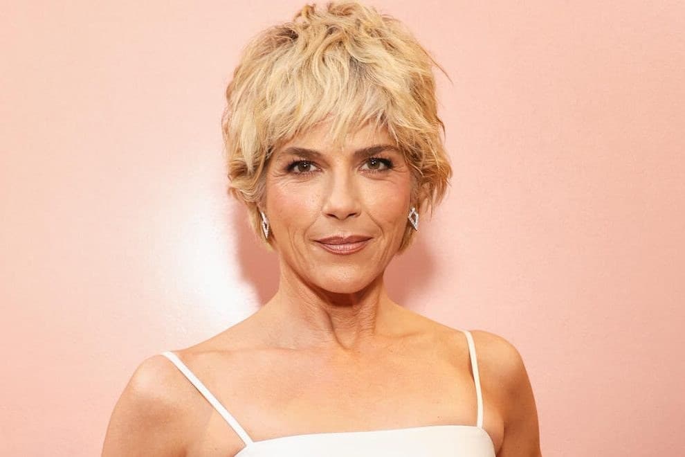 Selma Blair on a red carpet