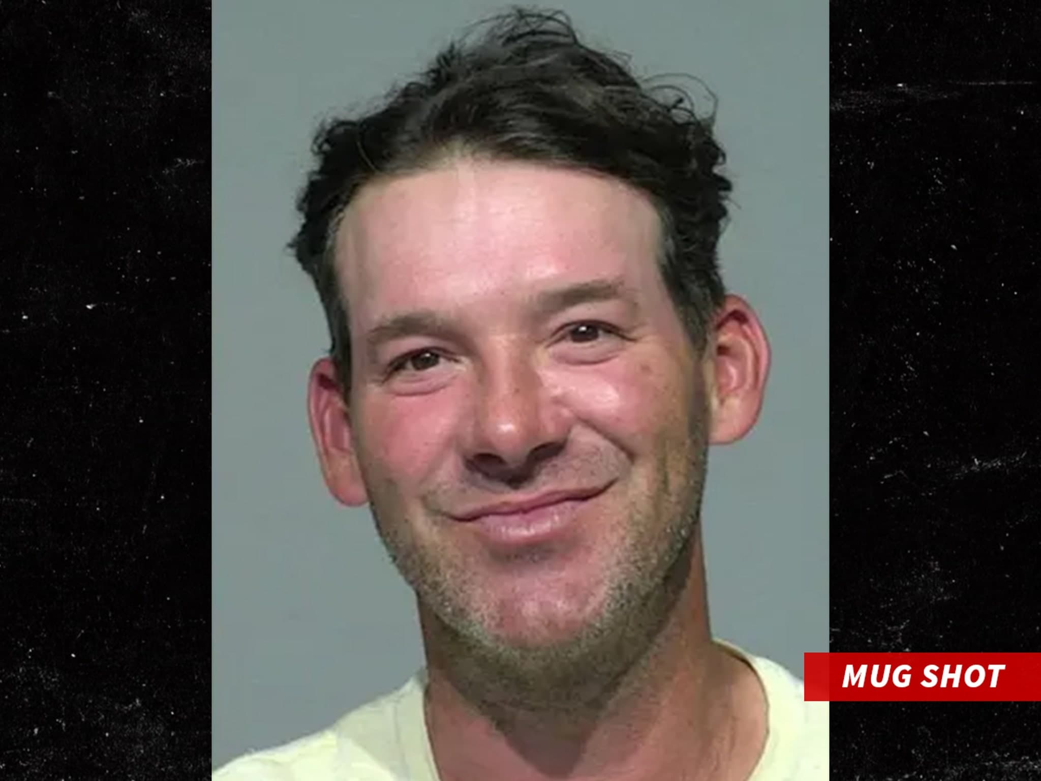 Booking photo of Tony Romo